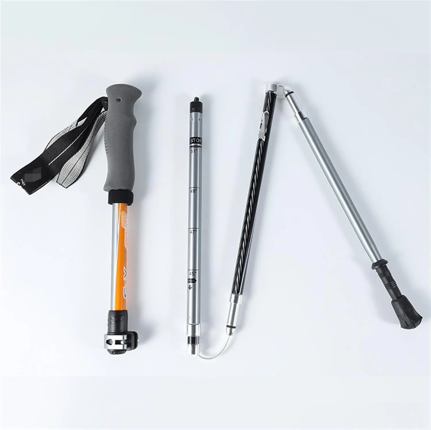 Hiking Trekking Poles Adjustable Trekking Poles Hiking Walking Sticks Ultralight Aluminum Alloy for Backpacking Hiking Sticks for Trekking