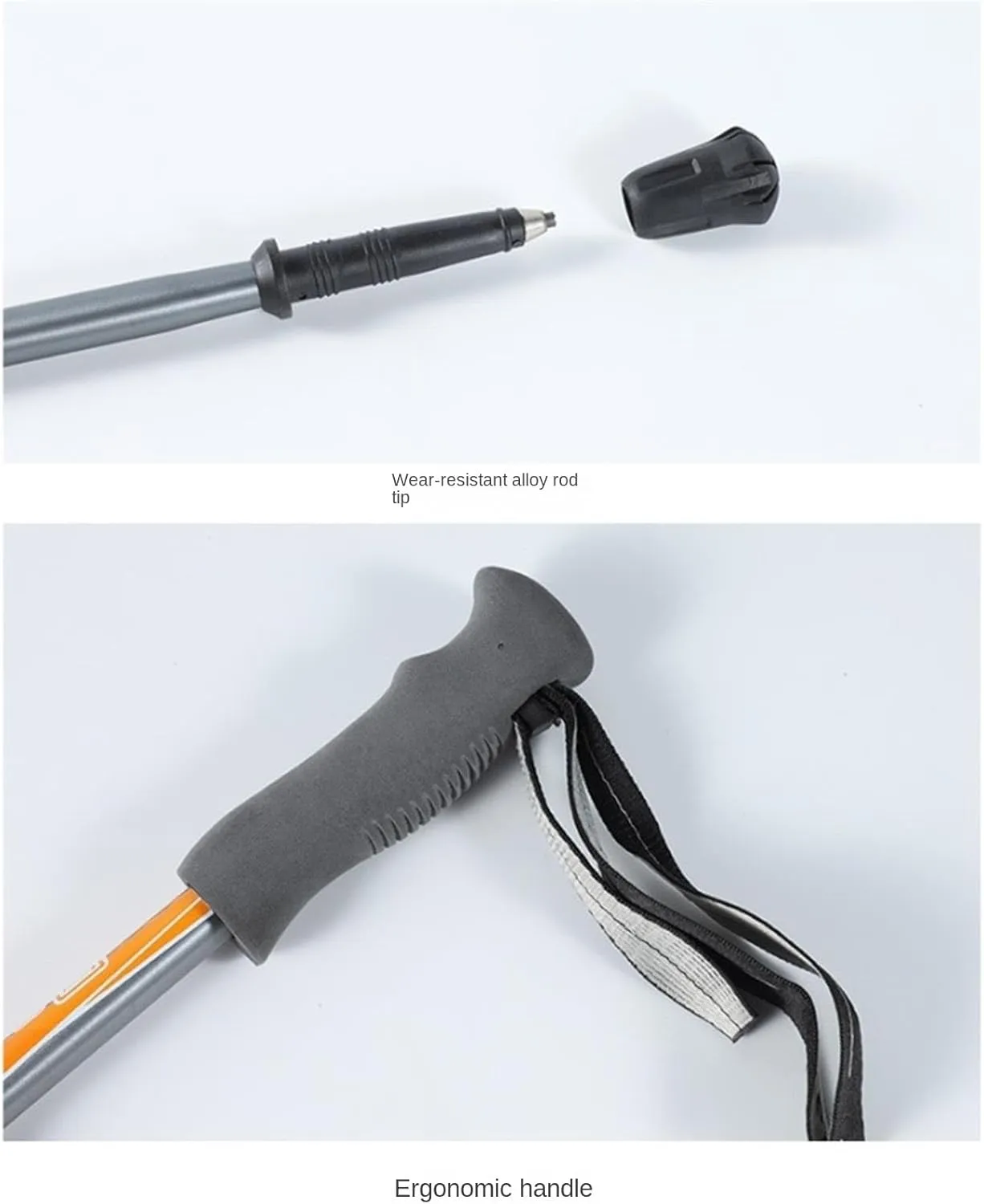 Hiking Trekking Poles Adjustable Trekking Poles Hiking Walking Sticks Ultralight Aluminum Alloy for Backpacking Hiking Sticks for Trekking