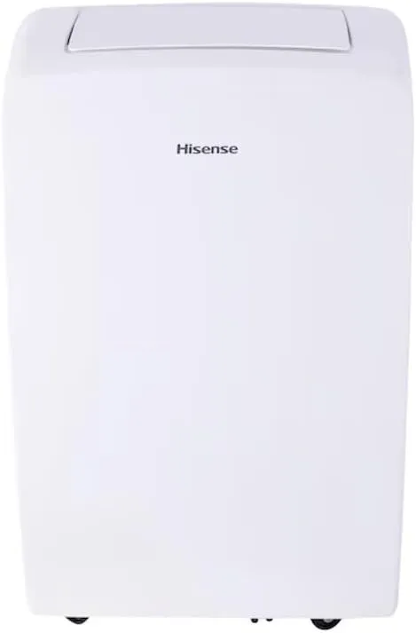 Hisense 7000-BTU DOE (115-Volt) White Vented Wi-Fi enabled Portable Air Conditioner 3 modes (Cooling, Fan, Dehumidifier), Remote, Noise level 49 dB, Cools 300-sq ft - AP0722CW1W (Renewed)