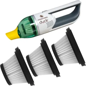 Horsepower Duck Replacement filters for Handheld Portable Vacuum, AS-SEEN-ON-TV, Helps Remove Dust, and Allergens, and helps Keep your Duck Working its Best
