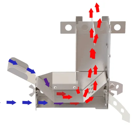 Hot Ash Rocket Stove