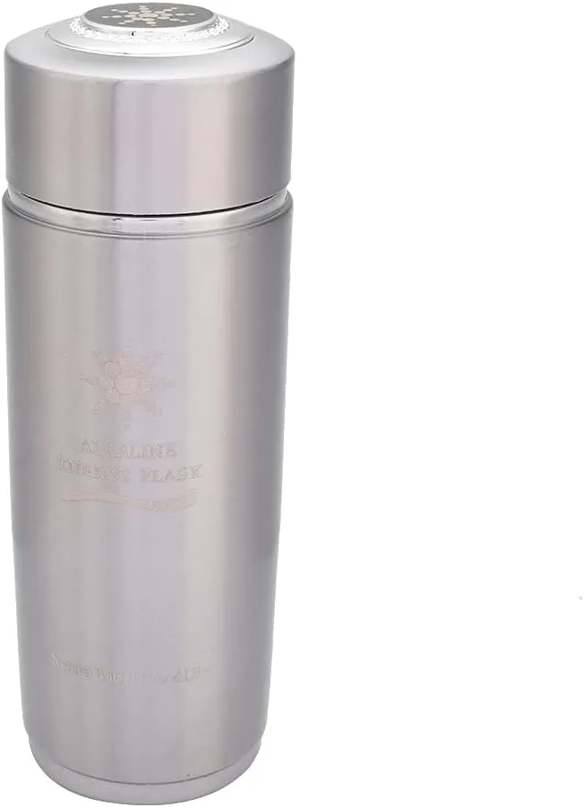 Hydrated Water Bottle, Portable Nano Balance Bottle Nano Cup Nano Energy Bottle Energy Water Bottle Hydro Bottle Smart Water Bottle for Outdoor Gym Fitness (Silver)