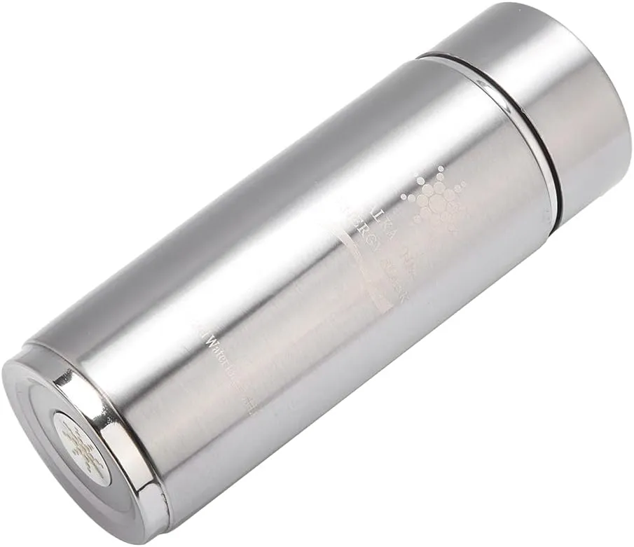 Hydrated Water Bottle, Water Generator Energy Water Bottle Portable Nano Balance Bottle Nano Cup Nano Energy Bottle Smart Water Bottle for Outdoor Gym Fitness (Silver)