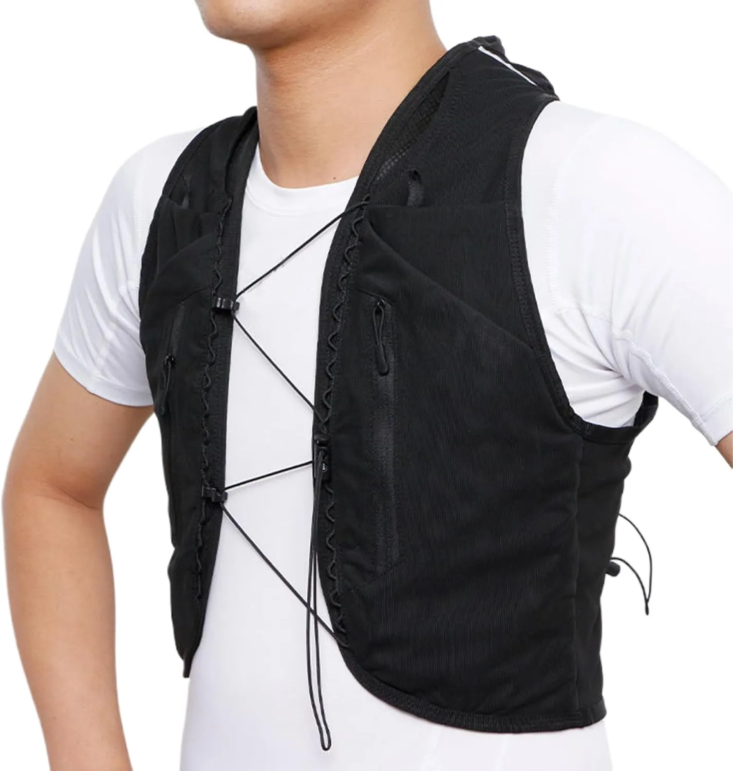 Hydration Vest, Running Hydration Vest with 12 Pockets, Hydration Pack, Multipurpose Hydration Backpack for Outdoor