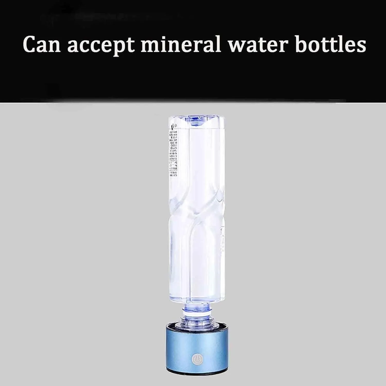 Hydrogen Water Bottle, Hydroheal Hydrogen Infused Water Bottle, USB Rechargeable Hydrogen Water Generator, Rich Water Glass Health Cup for Home Office Travel(D), Size