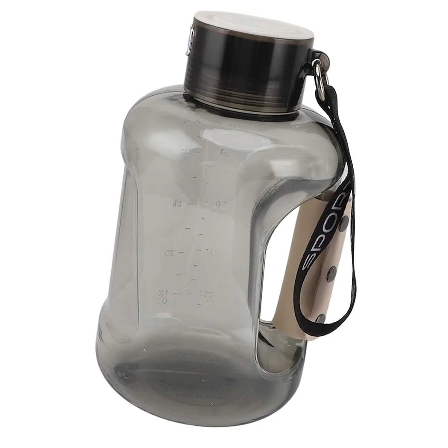 Hydrogen Waterionizer Generator, Reduces Fatigue Hydrogen Water Ionizer Bottle 1.5L High Capacity SPE PEM Technology for Sports (Gray Black)