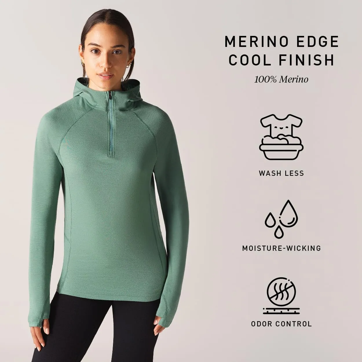 IBEX Merino Wool Women's Indie Hoodie | Insulated, Breathable & Odor-Reducing Pullover | Sweaters Ideal For Hiking