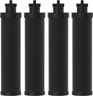 ICEPURE 4PACK Water Filter Replacement for Berkey BB9-2 Black Purification Elements, Berkey Gravity-fed Water Filter System