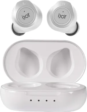 iJoy Premium Gravity TWS Earbuds Wireless Bluetooth 5.0 Compatible in-Ear Headset with Built-in Mic & Portable Recharging Case - IPX4 Waterproof & Sweatproof Design for Sports- Long Battery Life