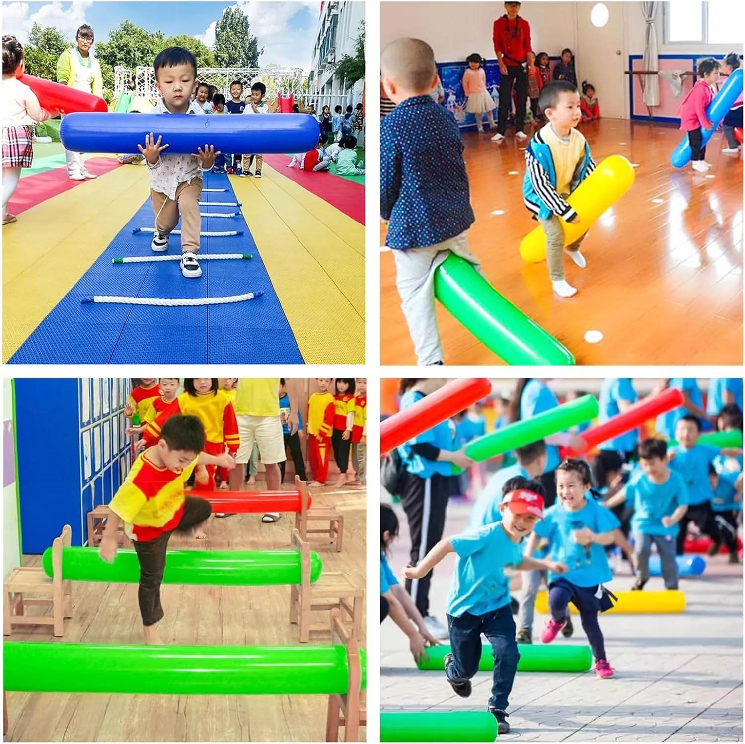 Inflatable Toys Thickened PVC Inflatable Hammer Toy, Kids and Adults Parent-Child Game Toys, Indoor and Outdoor Party Multiplayer Game Inflatable Supplies