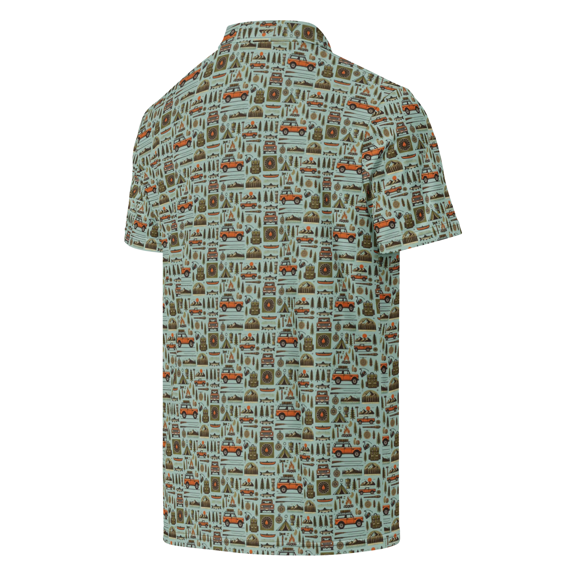 International Scout Camping Themed Polo