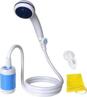 Iron Hammer Portable Shower Electric Shower Camping Shower with Shower Head Shut OFF Valve