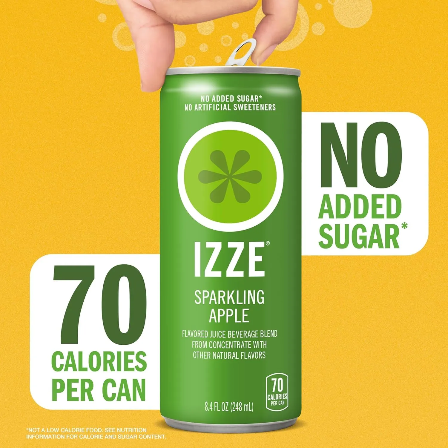 IZE Apple Sparkling Juice - 6pk/8.4 fl oz Cans