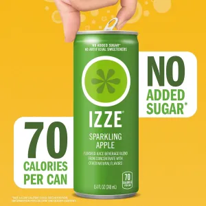 IZE Apple Sparkling Juice - 6pk/8.4 fl oz Cans