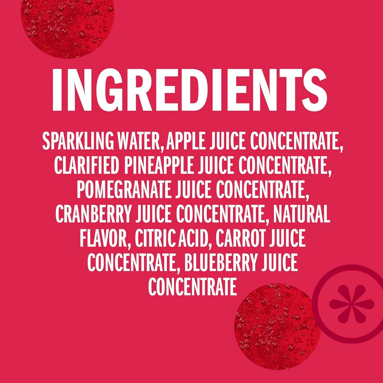 IZZE Sparkling Juice Beverage Blend, Pomegranate, No Sugar Added, 8.4 FL OZ, 24 Cans