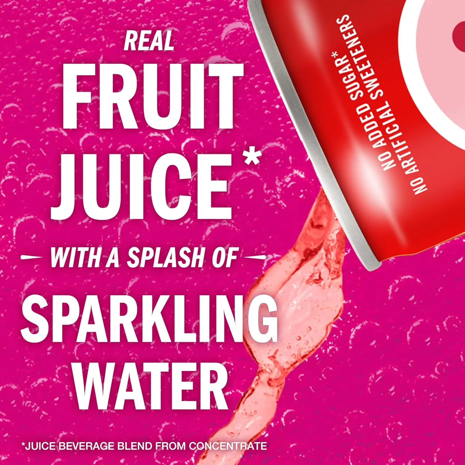 IZZE Sparkling Juice Beverage Blend, Strawberry, No Sugar Added, 8.4 FL OZ, 24 Cans
