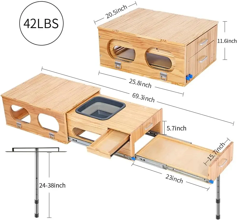 Jagahaha Ultimate Overland Kitchen - All-in-One Camp Kitchen