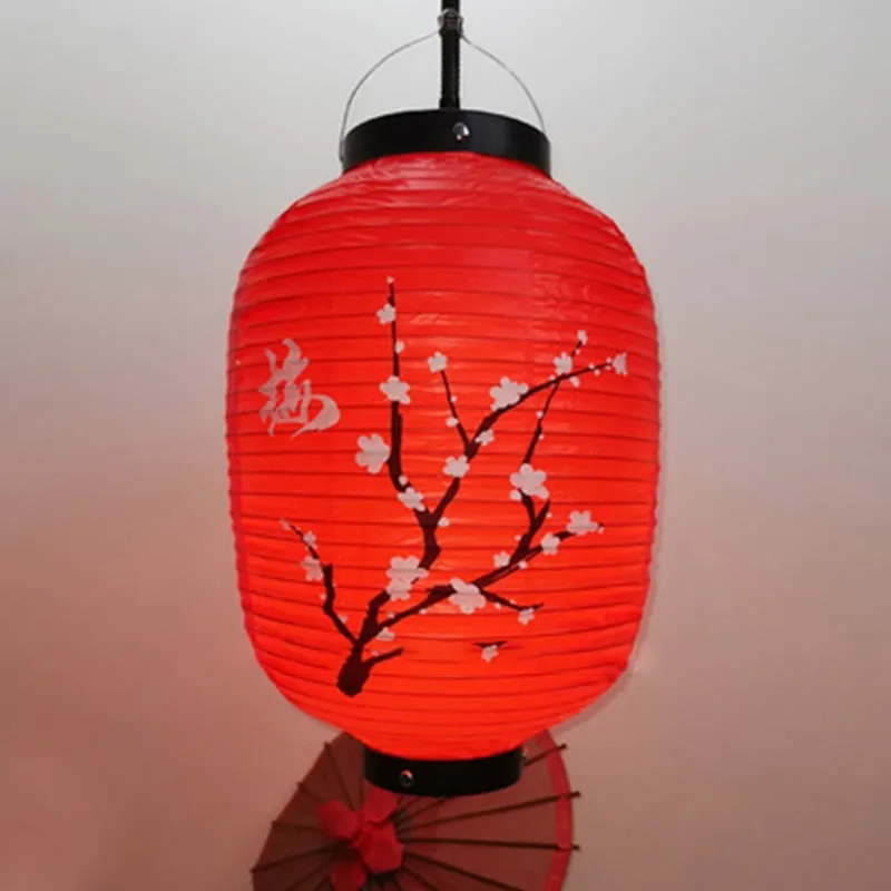 Japanese Red Décor Hanging Lantern