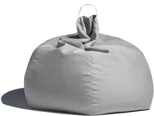 Jaxx Kiss Bean Bag Chair | Casual Poolside & Patio Seating | Sunbrella, Granite Gray