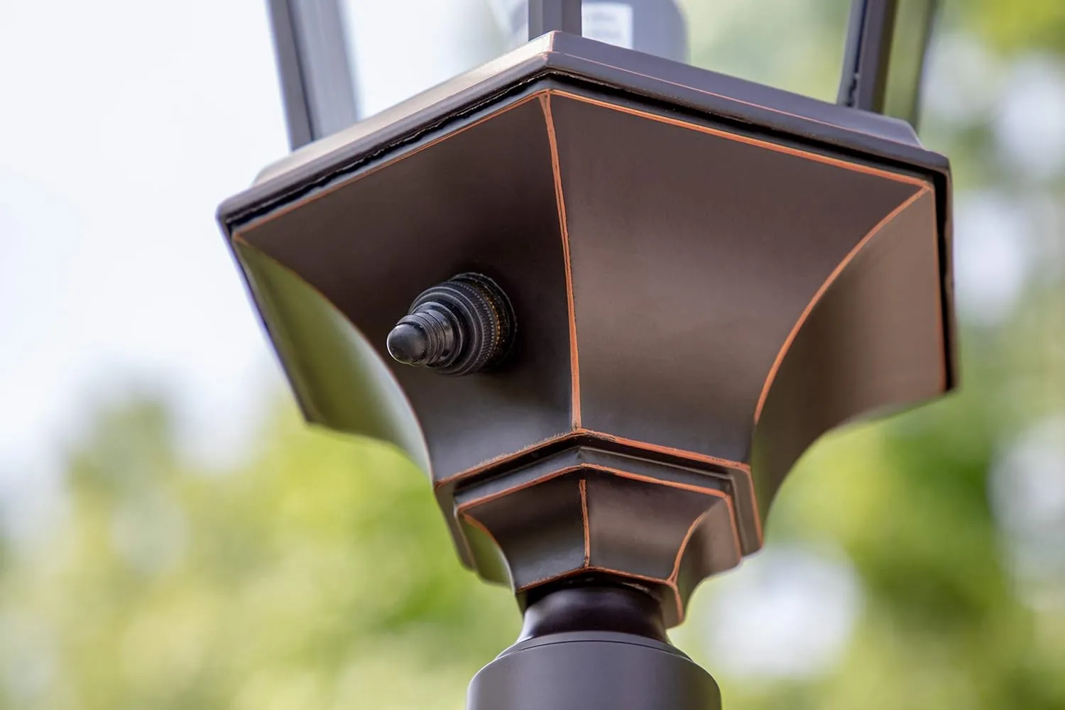 Kenroy Home 93432ORB Villa Waterproof Outdoor Lamp Post Light, Oil-Rubbed Bronze Finish