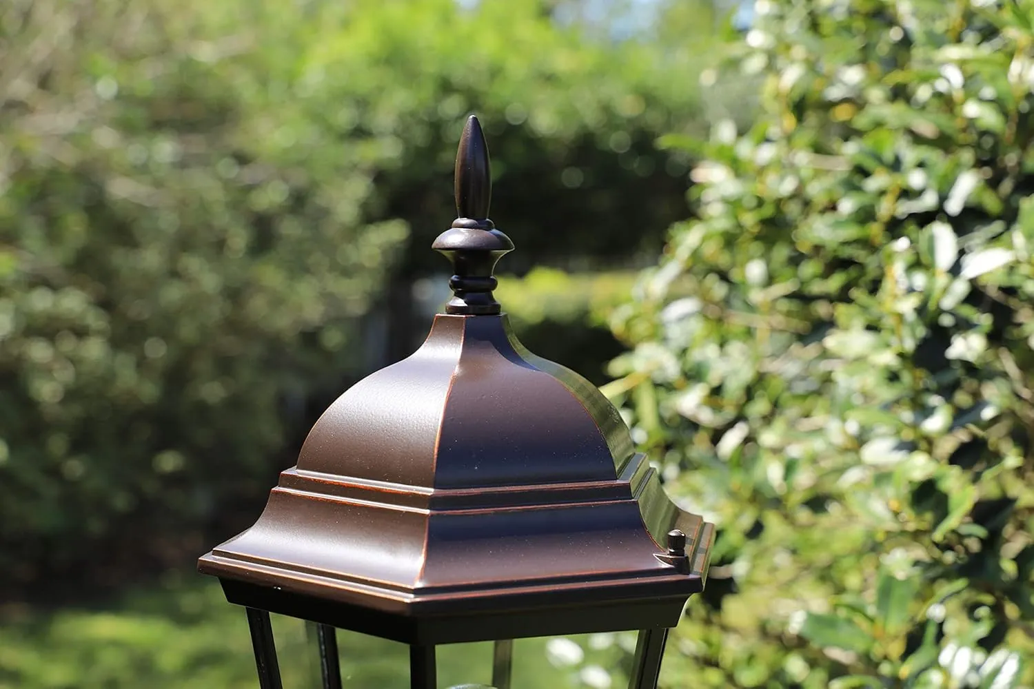 Kenroy Home 93432ORB Villa Waterproof Outdoor Lamp Post Light, Oil-Rubbed Bronze Finish