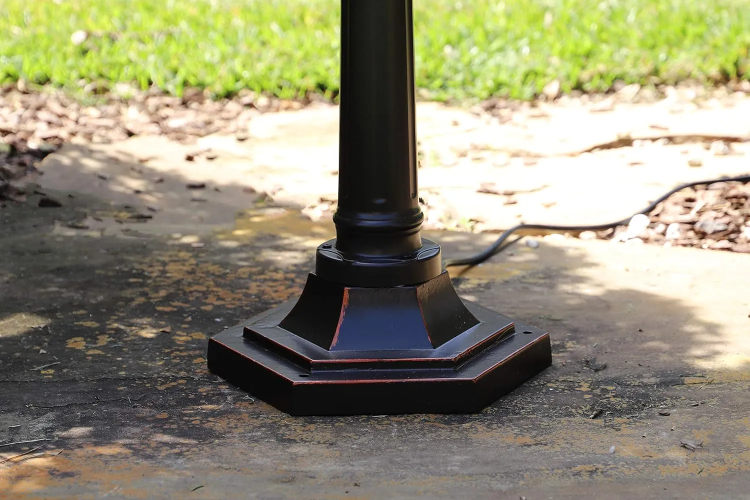 Kenroy Home 93432ORB Villa Waterproof Outdoor Lamp Post Light, Oil-Rubbed Bronze Finish