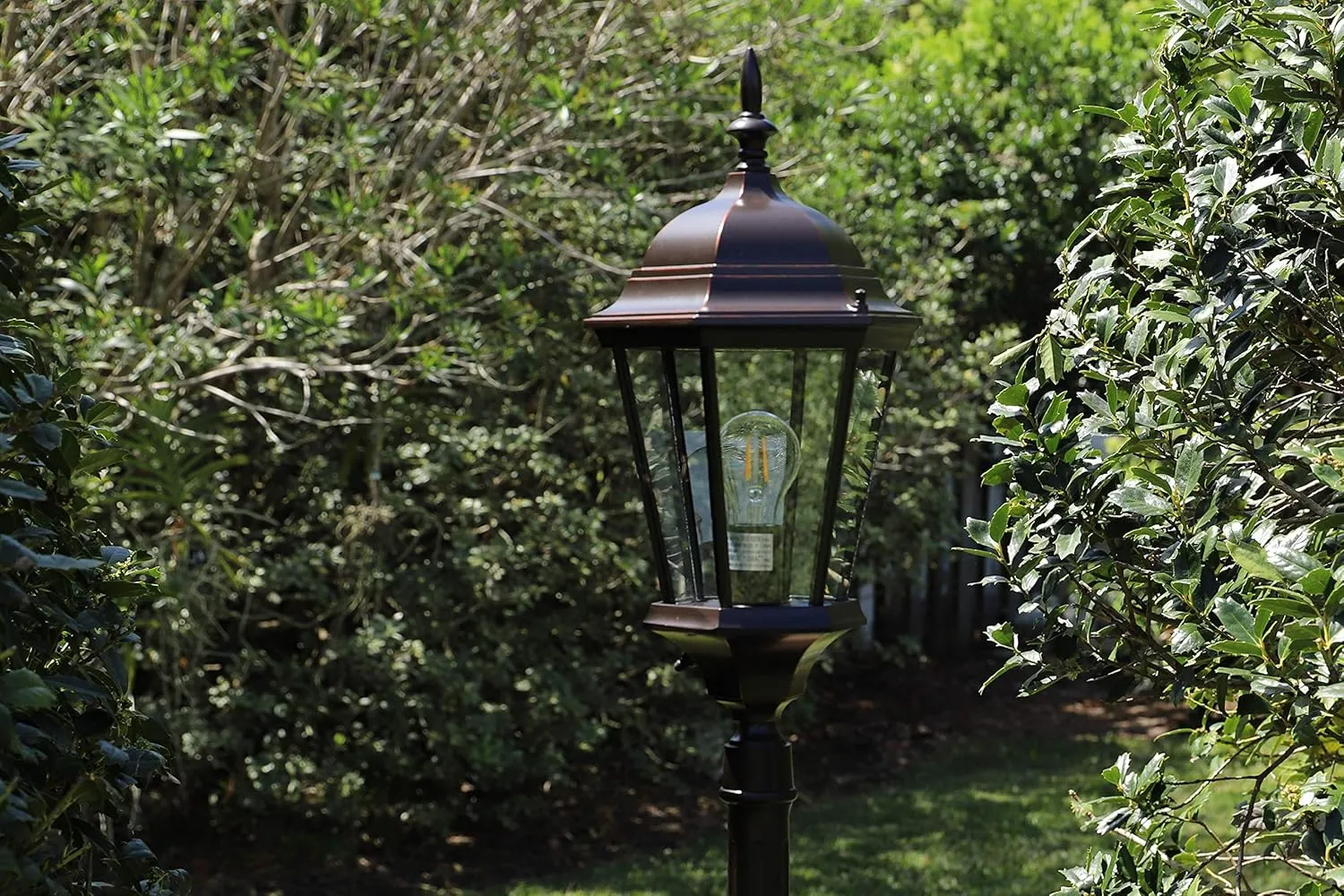 Kenroy Home 93432ORB Villa Waterproof Outdoor Lamp Post Light, Oil-Rubbed Bronze Finish