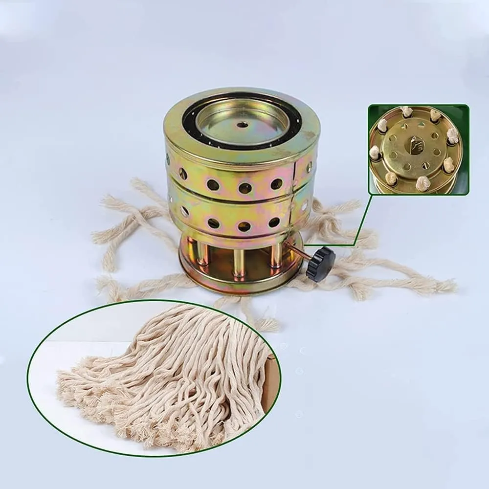 Kerosene Stove Heater, Outdoor Camping Gas Stove Camp Garage Tent Heater, Portable Fuel Oil Stove, Camping Mini Heater for Travel Picnic, BBQ Essentials, Hunting Outdoor, Picnic, Green
