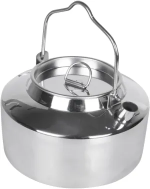 KESYOO Stainless Steel Portable Kettle Camping Tea Kettle for Outdoor Cooking Multi-Function Kitchen Accessory