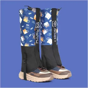 Kids Gaiters,Hiking Leg Gaiters,Lower Legs Guards,Adjustable Leg Cover,Waterproof Nylon Cloth for Climbing Cycling Home Gardening