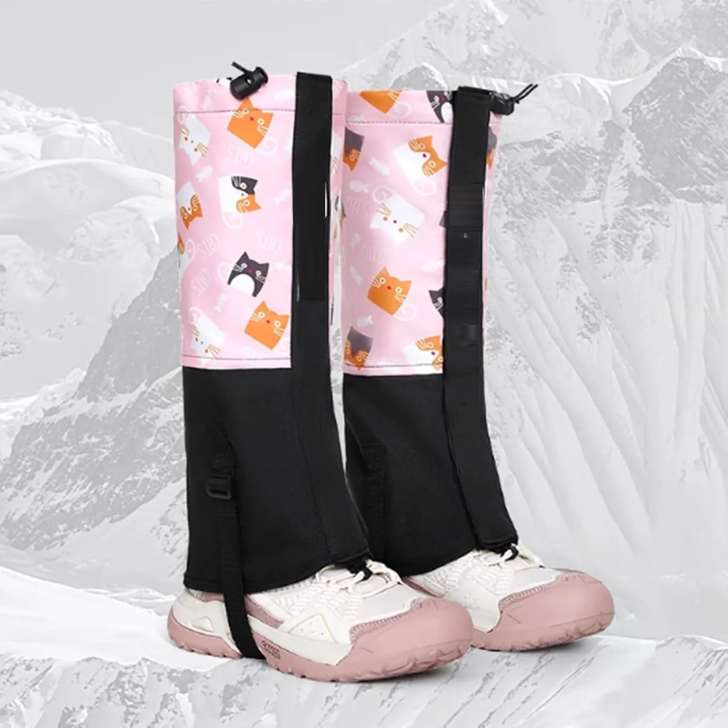Kids Gaiters,Hiking Leg Gaiters,Lower Legs Guards,Adjustable Leg Cover,Waterproof Nylon Cloth for Climbing Cycling Home Gardening