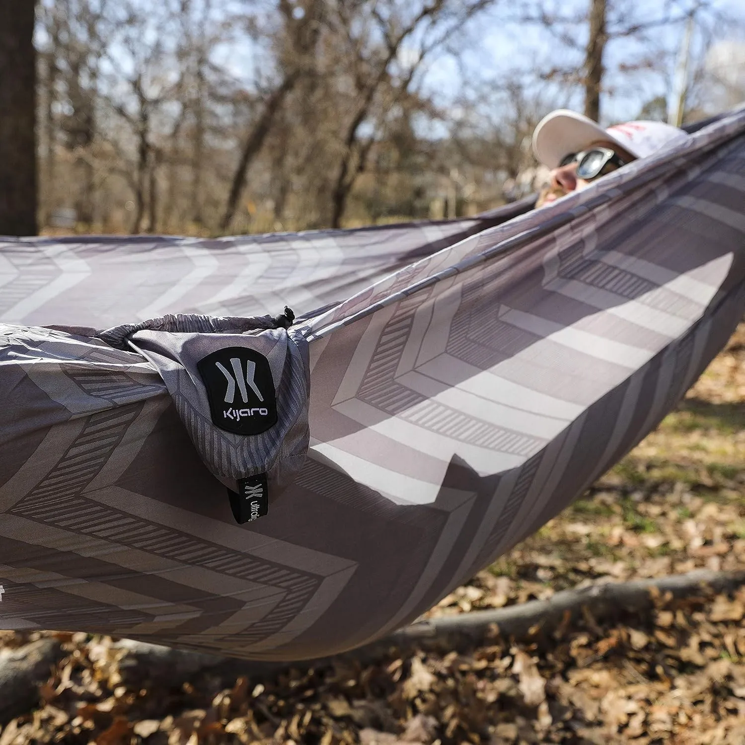 Kijaro Lightweight Hammock – Perfect Backpacking Hammock, Portable Hammock & Camping Hammock – Holds Up to 300lbs – Various Outdoor Hammock Colors & Patterns