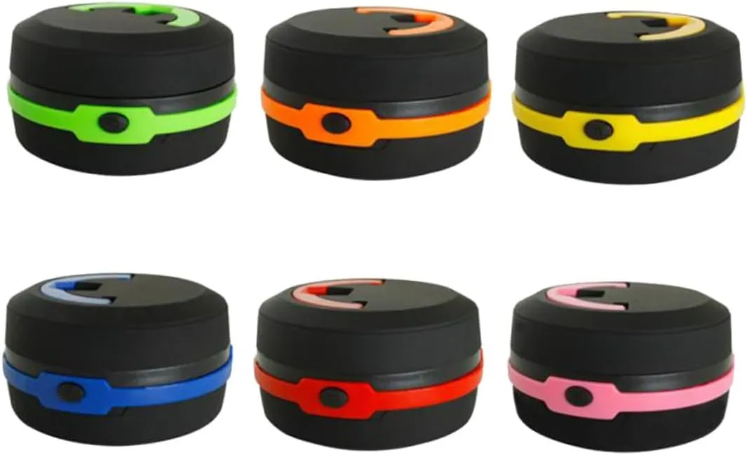 Led Camping Lamp Collapsible Tent Light 3 Aa Batteries Solar Powered Outdoor Night Light Portable Emergency Lantern for Hiking