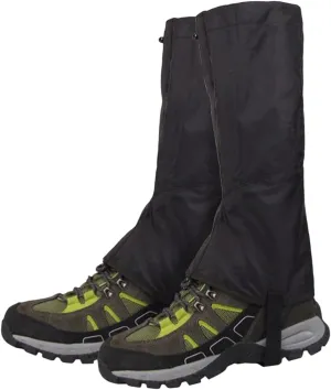 Leg Hiking Gaiters,Waterproof and Breathable Leg Wrappings, Adjustable Lightweight Shoes Leggings for Camping, Mountain and Snowshoeing