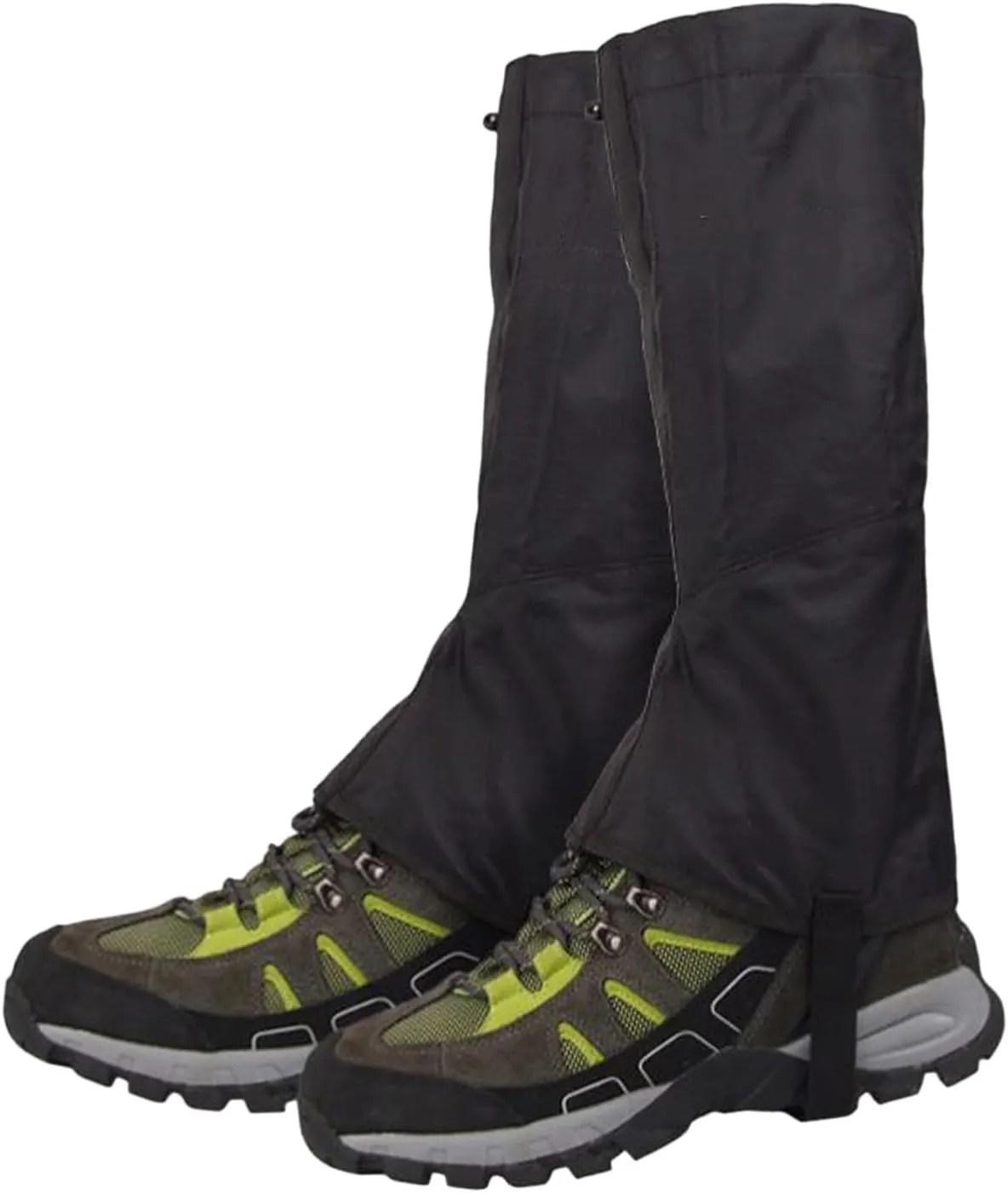 Leg Hiking Gaiters,Waterproof and Breathable Leg Wrappings, Adjustable Lightweight Shoes Leggings for Camping, Mountain and Snowshoeing