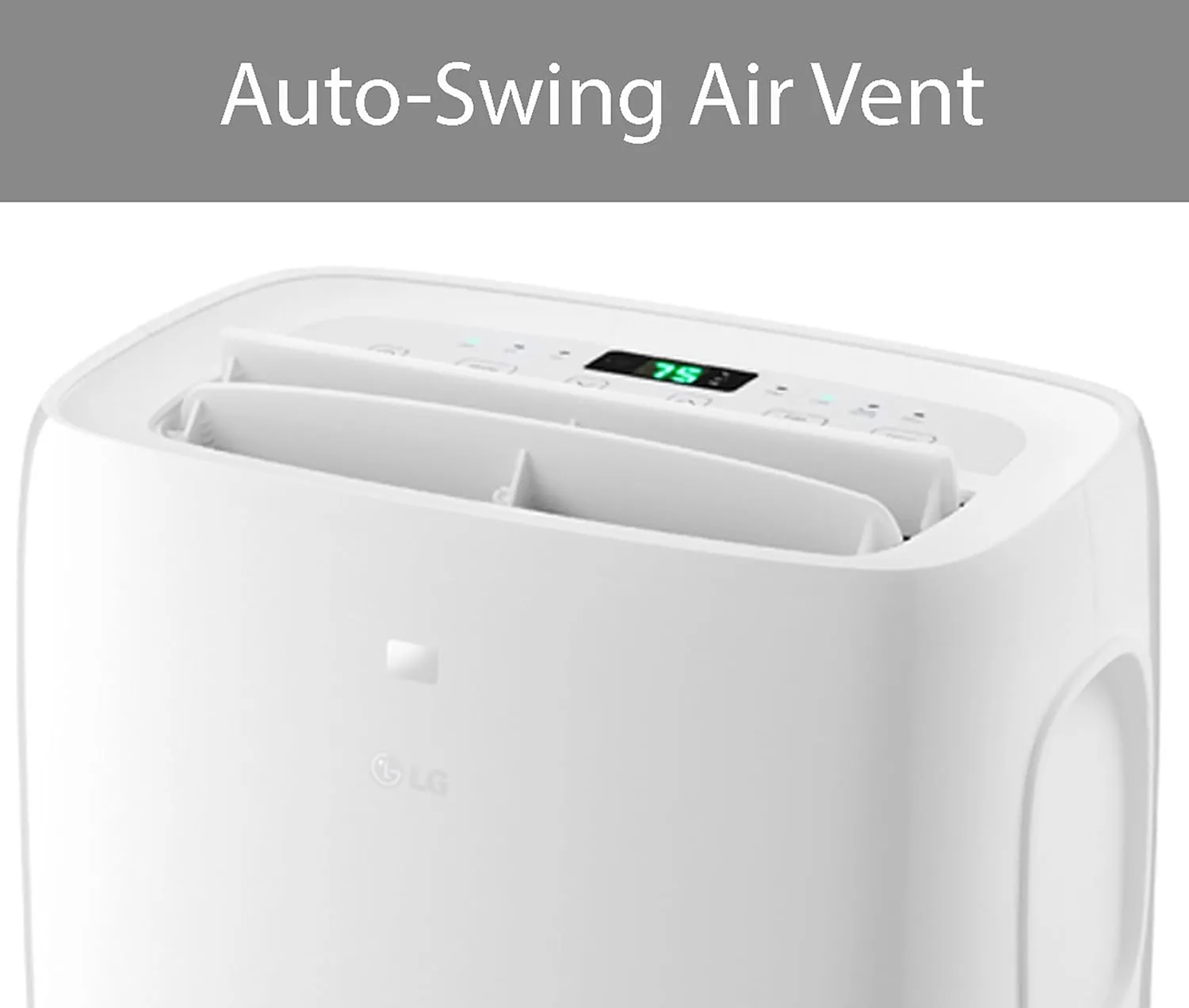 LG 7,000 BTU Portable Air Conditioner, 115V, Cools 300 Sq.Ft. (12' x 25' Room Size), Portable Air Conditioner for Home with Quiet Operation, LCD Remote Control, and Window Installation Kit, White