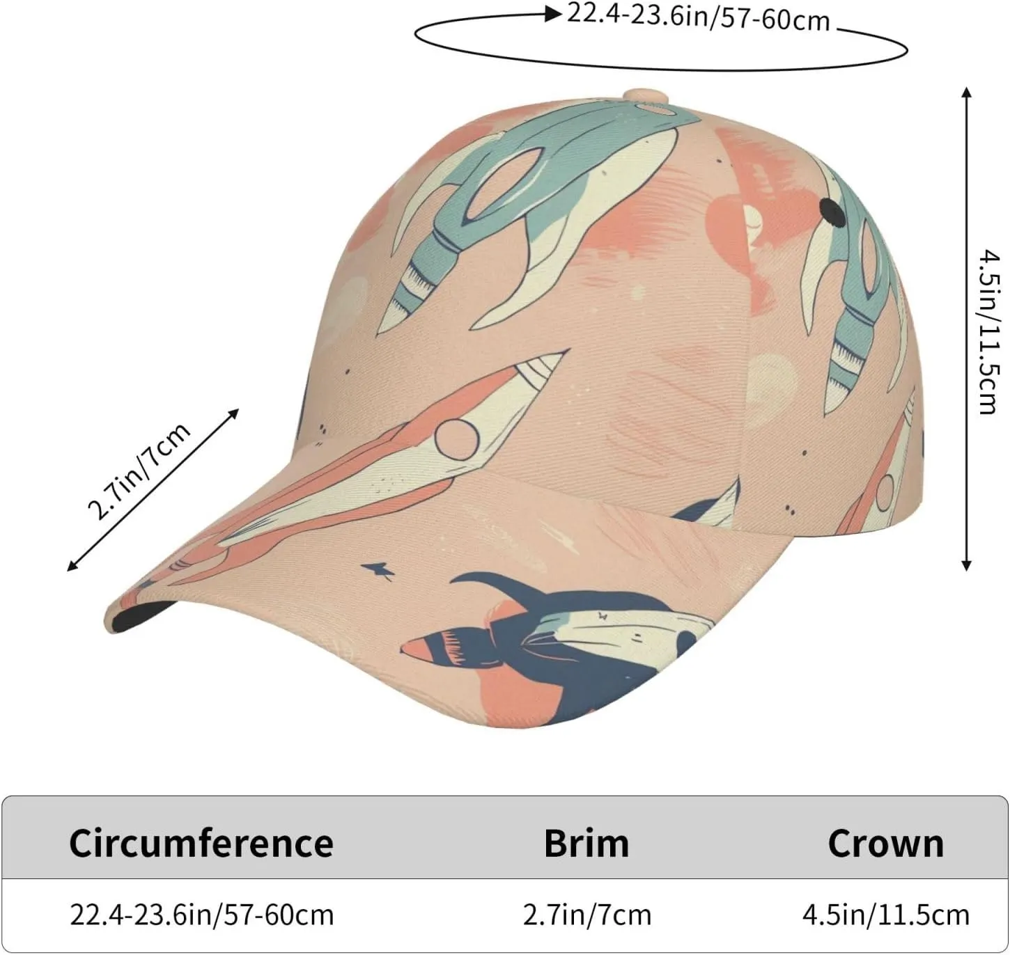 Lifelike Eyes Baseball Cap Breathable Adjustable Dad Hat Adult Casual Cap Outdoor Sports Baseball Hat