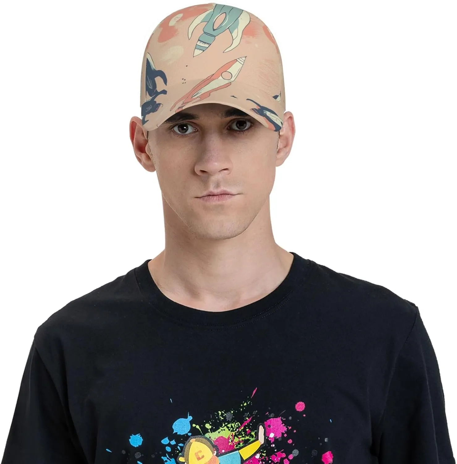 Lifelike Eyes Baseball Cap Breathable Adjustable Dad Hat Adult Casual Cap Outdoor Sports Baseball Hat