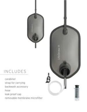 LifeStraw Peak Series 8L Gravity System - Dark Grey