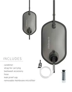 LifeStraw Peak Series 8L Gravity System - Dark Grey