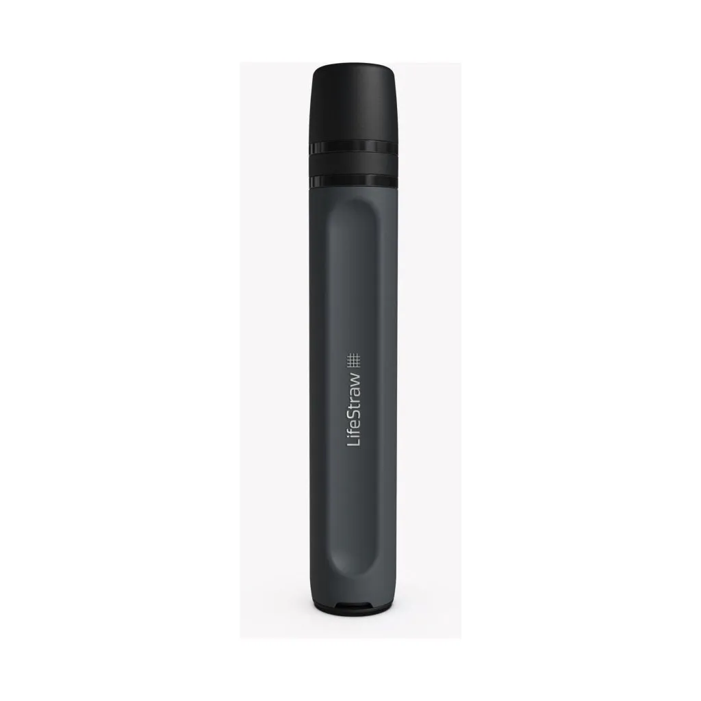 Lifestraw Peak Series Straw - Personal Water Filter - Dark Grey