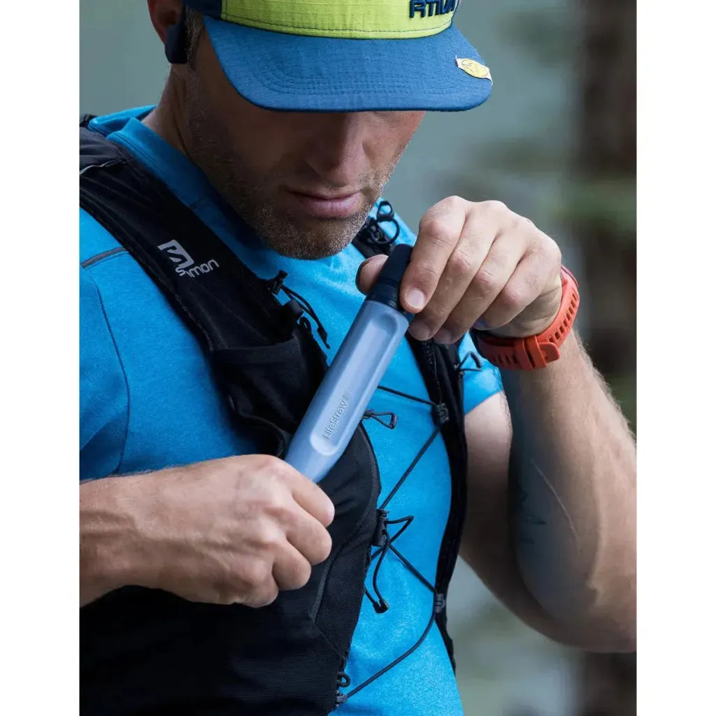 Lifestraw Peak Series Straw - Personal Water Filter - Mountain Blue