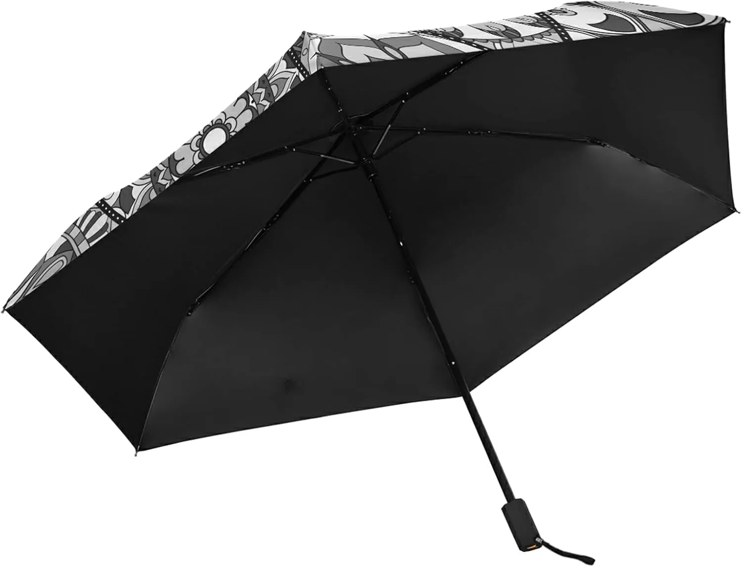 Lightweight Folding Umbrella, Portable Sun Travel Parasol, Compact Anti-UV Strong Rain Umbrella