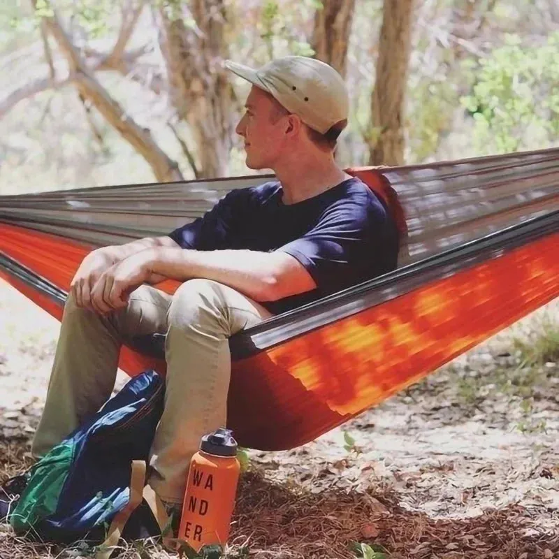 Lightweight Nylon Camping Hammock Portable Hanging Bed
