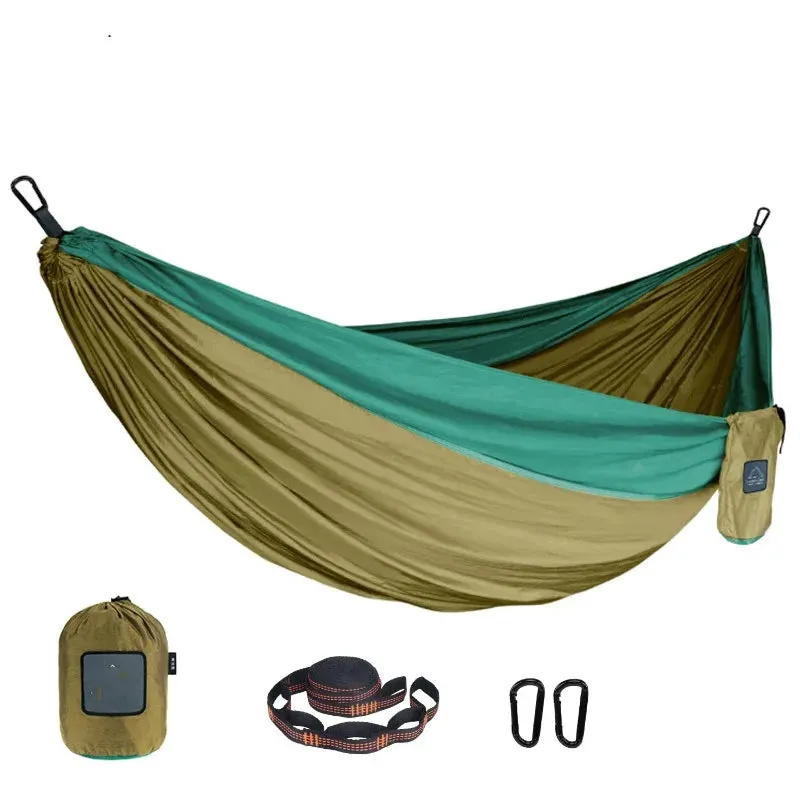 Lightweight Nylon Camping Hammock Portable Hanging Bed