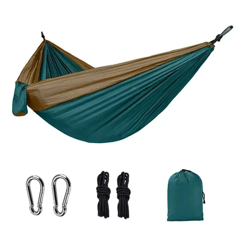 Lightweight Nylon Camping Hammock Portable Hanging Bed