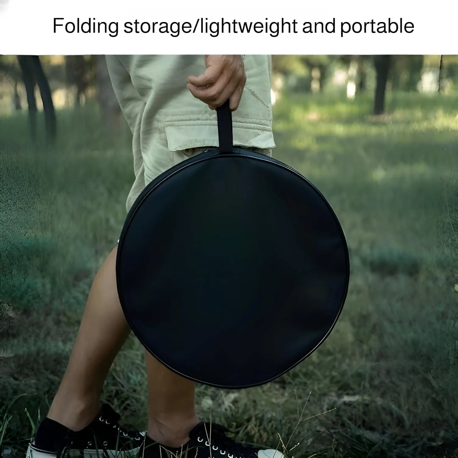 lilaBelle]【-Weather Camp Table Foldable Aluminum Outdoor Table with Adjustable Legs【Anti-Slip Surface】 Compact Design for Backpacking, Fishing & Patio - Easy Setup & Heavy Duty