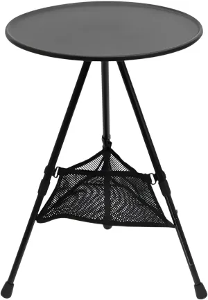 lilaBelle]【-Weather Camp Table Foldable Aluminum Outdoor Table with Adjustable Legs【Anti-Slip Surface】 Compact Design for Backpacking, Fishing & Patio - Easy Setup & Heavy Duty