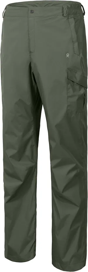 Little Donkey Andy Men's Lightweight Waterproof Rain Pants Breathable Hiking Pant for Outdoor Fishing
