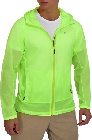Little Donkey Andy Men’s UPF 50  Sun Protection Jacket Packable Lightweight Full Zip Hoodie for Running Travel Outdoors